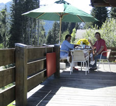 Lunch on the decking